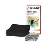GSC EVOLUTION Mosquitera con velcro para ventanas 130x150cm - Mantiene a los insectos fuera, fácil de instalar