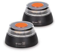 gsc evolution - Pack 2 Luz de Emergencia V16 con Geolocalización - Baliza Homologada DGT 3.0, Obligatoria en 2026 | Señal V-16 para Coche con Aviso de Ubicación y Plan de Datos Incluido