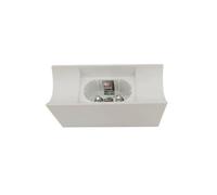 GSC Evolution S14d Socket, Rosca Edison, Montaje en pared, Blanco