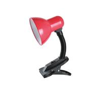 GSC Flexo de escritorio con pinza Saidu E27 Rojo
