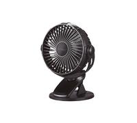 GSC Fune 3W Mini Ventilador USB con clip Negro