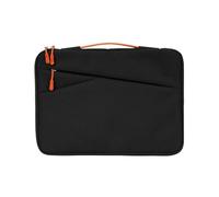 GSCLZ Bolsa lateral for ordenador portátil con frente for 13,3 14,1 15,4 pulgadas, funda for, maletín(Black,13.3 inch)