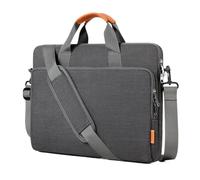 GSCLZ Bolso de hombro for ordenador portátil, maletín impermeable for hombre y mujer, 13, 14, 15,6, 16 17 pulgadas(Gray,17.3-18.2 inch)