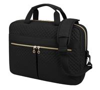 GSCLZ Bolso grande for ordenador portátil de 15,6 pulgadas, maletín for mujer, bolso hombro, bolsa for Notebook, viaje oficina, negocios(Black,15.5inch laptop)