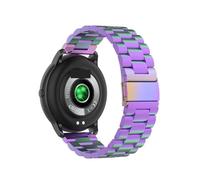 GSCLZ Correa de acero inoxidable for relojes 46 mm y 42, pulsera mágica 20 22(Purple,22mm)