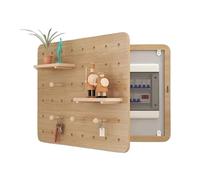 GSCLZ Cubierta de medidor, tableros Decorativos Modernos, Caja eléctrica, Tablero Oculto, tableros de Madera, Estante, Decoraciones de Pared for Sala de Estar(Style 2,40x30cm)