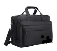 GSCLZ Maletín de gran capacidad for hombre, bolsa hombro for ordenador portátil 15,6 pulgadas, 17 "y 19", bolsos lona, bandolera for Notebook(L)