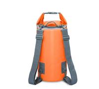 GSCLZ Mochila Impermeable De PVC, Bolsa For Kayak, Senderismo Al Aire Libre, Seca For Hombro, Viaje, Buceo, Barco, For Océano para Kayak, Senderismo, Rafting(Orange,20L)