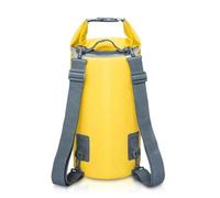 GSCLZ Mochila Impermeable De PVC, Bolsa For Kayak, Senderismo Al Aire Libre, Seca For Hombro, Viaje, Buceo, Barco, For Océano para Kayak, Senderismo, Rafting(Yellow,15L)