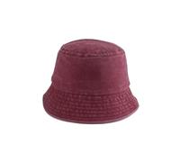 GSCLZ Sombrero de pescador mezclilla lavada for niños, sombrero algodón ala ancha for niñas y, verano for el sol, gorra pesca for playa al aire libre(Red,Kid head 50-53cm)