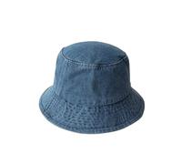 GSCLZ Sombrero de pescador vaquero, sombrero pequeño for hombre y mujer, lavabo con cubierta for niña pequeña, versión versátil, for pareja(Blue)
