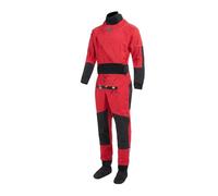 GSCLZ Traje seco de Kayak for Hombre, Tela Impermeable, con látex en Cuello y muñecas, for Agua, río Barco para Deportes AcuáTicos De Kayak(Red,M)