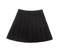 GSCLZ Women Skirts High Waist A-Line Woman Pleated Skirt Summer Mini Ladies Short(Black,L)