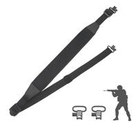 GSCRE Correa Portafusil, Correa de Hombrera Duradera para Caza Camping y Actividades al Aire Libre, Eslinga de Airsoft Táctica de 2 Puntos Ajustable