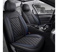 GSDOMJ Fundas de asiento de coche para Ssangyong Rodius Kyron W Rexton ActYon Korando Rexton Chairman de piel auténtica, impermeable y transpirable, 5 asientos, color azul