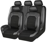 GSDOMJ Fundas para Asientos de Coche Compatibles con Mini One/Cooper/Cooper S/Clubman/Countryman Materiales de Confort Premium Piezas de Auto Generales, Gris
