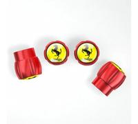 GSEFTY 4 Piezas Coche Tapas Válvulas para Ferrari Monza (SP1/SP2), Tapón del Valvulímetro Tapones de Válvula de Neumático Cubiertas de Válvula de Rueda,C