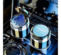 GSEFTY Coche Cenicero para Aston Martin DB7/DB9/DB11/DBX Superleggera/DBS V12 Vanquish, Contenedor Posa Cenizas de Cigarrillos Sin Humo Vehículo Recipiente de Cenizas de Tabaco,C