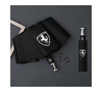 GSEFTY Coche Paraguas para Ferrari Enzo Ferrari 2002 2003 2004, Paraguas Portátil Pequeño Paraguas de Viaje Parasol Compacto de Completamente Automático Duradero