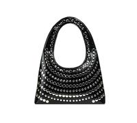GSenhui Bolso bandolera con remaches Y2K para mujer, estilo punk, bolso de hombro, bolso de mano para cosas geniales, B5-negro.