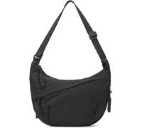 GSenhui Bolso de Media Luna Cruzado Damen Groß Umhängetasche Nylon Bauchtasche Halfmoon Bag Halbmond Tasche Hobo para Reisen Arbeit Alltag Beige, P1-negro., Medium