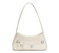 GSenhui Bolso pequeño Aesthetic Y2K Shoulder Bag Women Charol Bandolera Pequeño Hobo Bolso Vintage Arco Mini Clutch para Niñas Mujer, Piel lacada blanca
