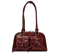 GSenhui Ita Bag Mochila escolar japonesa Kawaii Messenger-Bags Y2K Women's Hobos & Shoulder Bags Rojo Vintage Mujer Bolso de Hombro Aesthetic Japonés School Bag Handbag, E1-rojo.