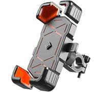 GSENIN Soporte Movil Moto para Yamaha BWS 50 2006-2016 | Soporte Móvil Moto Antivibración y Antideslizante 360° Regulable