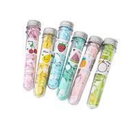 GSHLLO 6 cajas de papel de jabón desechables, copos de jabón de confeti, limpieza de manos, papel de lavado, hojas de jabón, pétalos para viajes