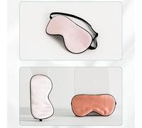 GSHUPIOU Máscaras de sueño, Cero presiones oculares, Antifaz for Dormir de Seda Morera for niños, Bonito Antifaz for Dormir con sombreado(Roze)