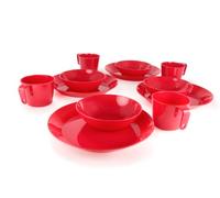 Gsi Outdoors Cascadian 4 Persona Juego de Mesa, Unisex, Rojo