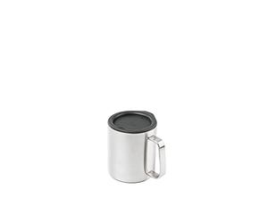 GSI OUTDOORS Glacier Stainless Camp Cup Taza, Adultos Unisex, Plateado(Brushed), 10 OZ