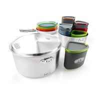 GSI Outdoors Glacier Stainless Camper Kit de Cocina, Unisex Adulto, Multicolor, Talla Única