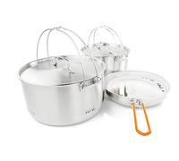 GSI Outdoors Glacier Stainless Troop - Kit de Cocina, Multicolor