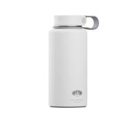 GSI Outdoors Microlite 1000 Twist - Botella de agua de acero inoxidable aislada al vacío, termo de doble pared, blanco, 32 onzas