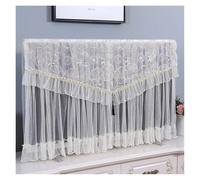 GSJNHY Fundas Protectoras para Televisores Lace All Inclusive TV Hood Sun Proof LCD Protective Cover And Towel Modern Wall Mounted(Color-01,200 * 180cm)
