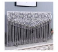 GSJNHY Fundas Protectoras para Televisores Lace All Inclusive TV Hood Sun Proof LCD Protective Cover And Towel Modern Wall Mounted(Color-02,200 * 180cm)