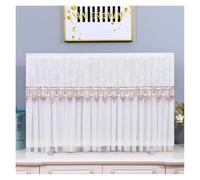 GSJNHY Fundas Protectoras para Televisores Lace Embroidery Wall Mounted TV Cover Tassel Chiffon Living Room Decoration LCD Protection No Need To Disassemble(Color21,95x Height 58cm)
