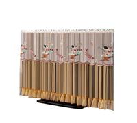 GSJNHY Fundas Protectoras para Televisores TV Cover Do Not Remove The Dust-proof Cloth From The When Starting Up Curved Desktop Hanging(Style010,115 x height70cm)