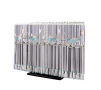 GSJNHY Fundas Protectoras para Televisores TV Cover Do Not Remove The Dust-proof Cloth From The When Starting Up Curved Desktop Hanging(Color-09,145 x height80cm)