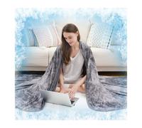 GSJNHY Manta Verano Cama Cooling Blanket Tie Dye with Double Sided Effect-Lightweight Breathable Summer Blankets For Hot Sleepers and Night Sweats,Grey(90x90in)