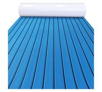 GSJNHY Suelos 2400×1200×5mm EVA Foam Boat Flooring Pad Marine Decking Sheet Mat Self-Adhesive Yacht Deck Floor Jet Ski para Barcos(Blue Black)