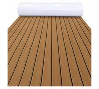 GSJNHY Suelos 2400×1200×5mm EVA Foam Boat Flooring Pad Marine Decking Sheet Mat Self-Adhesive Yacht Deck Floor Jet Ski para Barcos(Brown Black)