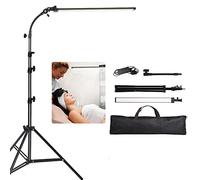 GSKAIWEN Kit de iluminación LED de estudio de fotografía con bolsa de soporte de luz, tubo suave para belleza, cejas, tatuajes, luz de relleno de fotografía de producto, luz de fotografía de estudio