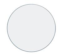 GSKDZG Protector De Mesa Redondo De Vidrio Templado Grosor 6mm Tablero De Mesa Transparente para Mesas De Comedor Cocina Jardín(800mm (31.5in))