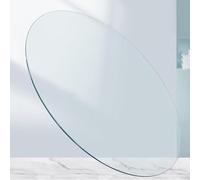 GSKDZG Tablero De Mesa Redondo De Vidrio Templado, Cristal para Mesas Transparente, Mesa De Comedor Café, Protector De Mesas De Repuesto 28cm-100cm(280mm (11in))