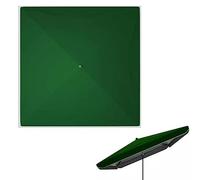 GSKDZG Toldo De Repuesto Para Sombrilla De 4 Varillas Toldo De Recambio Rectangular 2.5×2.5m 2×2m 3×3 Cubierta De Sombrilla Tela De Recambio Para Jardín Patio Tela De Sombrilla(Green,2x2m/6.6x6.6ft)