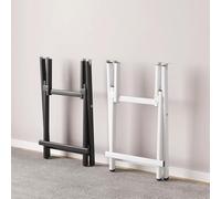 GSKFXJ 50 70cm Pata De Mesa En Forma De X para Muebles, Patas para Mesa De Café De Plegables, Patas De Repuesto para Sillas Escritorio Silla(White,51cm/20in)