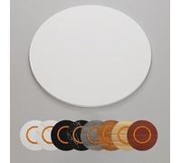 GSKFXJ 50cm 60cm 80cm Mesa Giratoria De Comedor Grande Plato Giratorio De Madera Lazy Susan, Bandeja Giratoria para Cocina, Grueso Y Duradero(White,80cm/32in)
