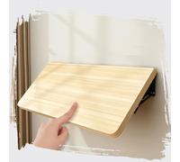 GSKFXJ Escritorio Plegable Flotante para Laptop, Mesa Abatible De Pared De Madera, Mesa Plegable Montada En La Pared para Pequeño Espacio(60x40cm/23.6x15.7in)